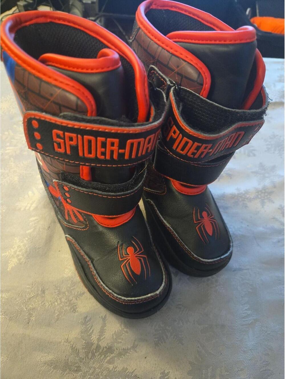 Marvel Spider-Man Boys' Winter Snow Boots Size 10 - Picture 6 of 6